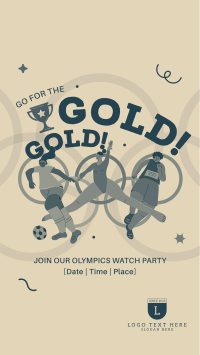 Olympics Watch Party Facebook story Image Preview