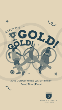 Olympics Watch Party Facebook Story Image Preview