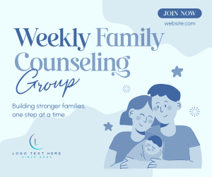 Weekly Family Counseling Facebook post Image Preview