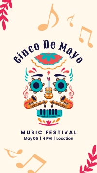 Cinco De Mayo Music Fest Instagram Story Design