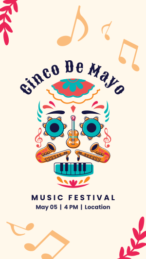 Cinco De Mayo Music Fest Instagram story Image Preview