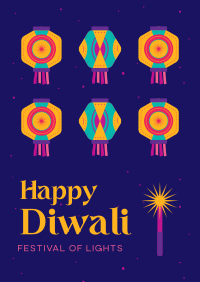 Diwali Lights Poster Design