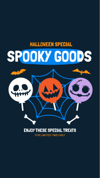 Spooky Treats Facebook Story Design