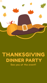 Thanksgiving Dinner Party Instagram story Image Preview