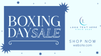 Boxing Day Sparkles Facebook Event Cover Design