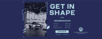 Gym Membership Facebook Cover Image Preview