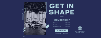 Gym Membership Facebook cover Image Preview