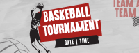 Sports Basketball Tournament Facebook Cover Design