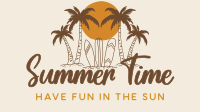 Summer Beach Surf Animation Preview