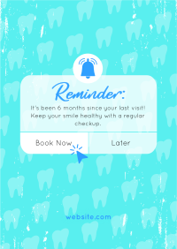 Dental Checkup Reminder Flyer Design