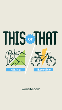 This or That Exercise Instagram reel Image Preview