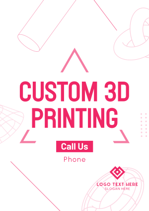 3d Printing Services Flyer Image Preview