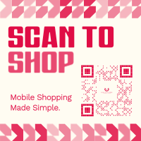 Geometric Shape Scan Instagram Post Preview