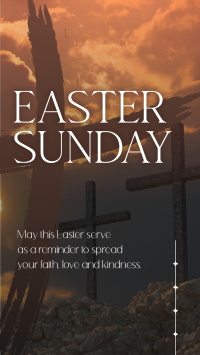 Easter Holy Cross Reminder Instagram Reel Preview