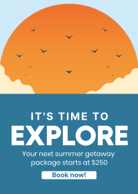 Summer Getaway Poster Design