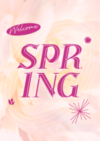 Floral Welcome Spring Flyer Image Preview