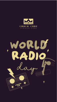 World Radio Day Facebook Story Image Preview