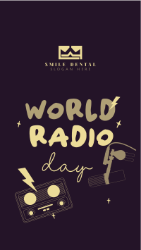 World Radio Day Facebook story Image Preview