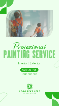 Professional Painting Service TikTok Video Design