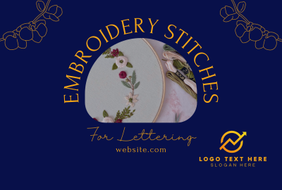 Embroidery Class Pinterest board cover Image Preview