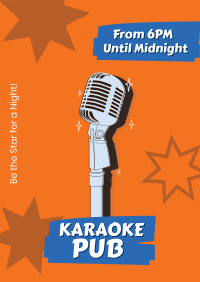 Karaoke Pub Flyer Design