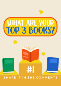 Your Top 3 Books Flyer Design