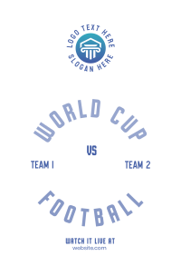 Football World Cup Tournament Poster Image Preview