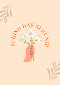 Spring has Sprung Poster Design