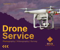 Drone Services Available Facebook Post Design