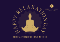 Meditation Day Postcard Image Preview