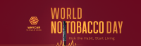 No Tobacco Day Twitter header (cover) Image Preview