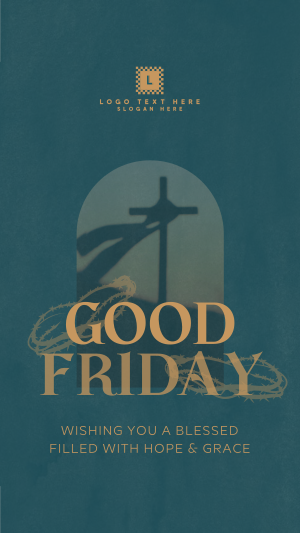 Good Friday Greeting Instagram story Image Preview