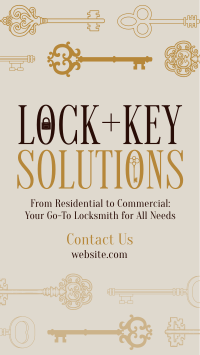 Luxury Locksmith Services TikTok Video Preview