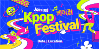 Trendy K-pop Festival Twitter post Image Preview