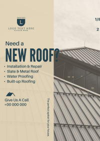 Industrial Roofing Flyer Image Preview