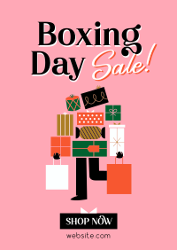 Boxing Shopping Sale Poster Image Preview