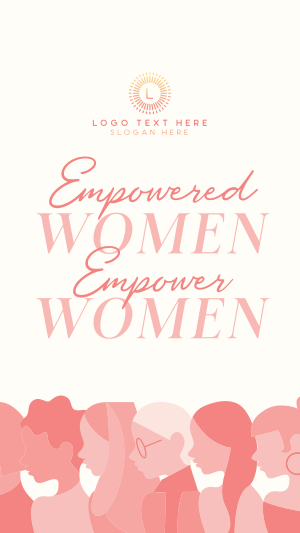 Empowered Women Month Facebook story Image Preview