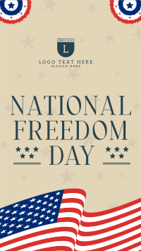 Freedom Day Celebration Facebook Story Design