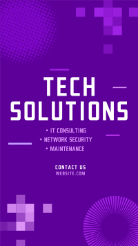 Pixel Tech Solutions Instagram Story Design