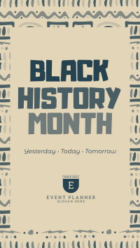 Modern Black History Month Instagram Story Design