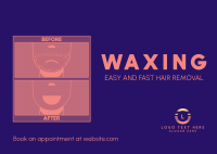 Waxing Treatment Postcard Image Preview