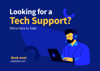 Tech Support Postcard Image Preview