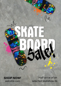 Streetstyle Skateboard Sale Poster Image Preview