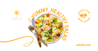 Clean Healthy Salad Facebook ad Image Preview