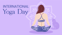 Yoga Day Meditation Facebook event cover | BrandCrowd Facebook event ...