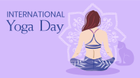 Yoga Day Meditation Facebook Event Cover Design