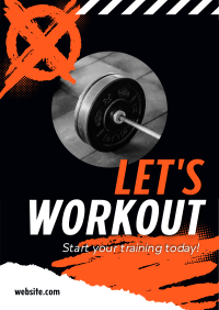 Start Gym Training Poster Image Preview