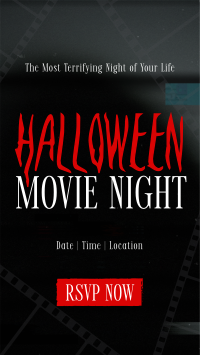 Halloween Movie Night YouTube Short Preview