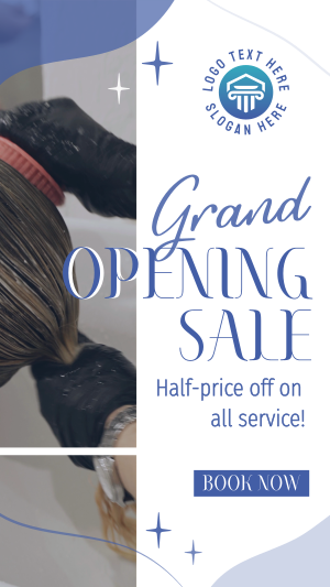 Salon Opening Discounts Instagram story Image Preview