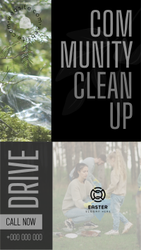 Community Clean Up Drive Instagram Story Design